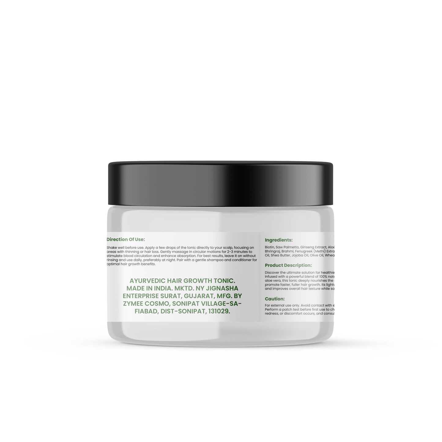 Jamalgota Ayurvedic Hair Growth Cream 100gm (Pack of 2) by 1 get 1 free