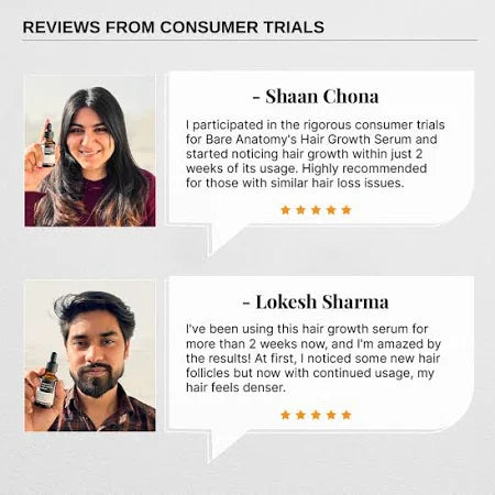 Get 70% off Advanced Hair Growth Serum (90 ml) 1 get 2 free