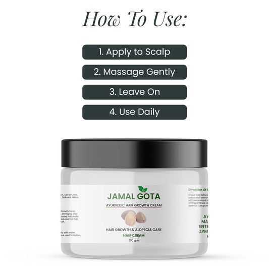 Jamalgota Ayurvedic Hair Growth Cream 100gm